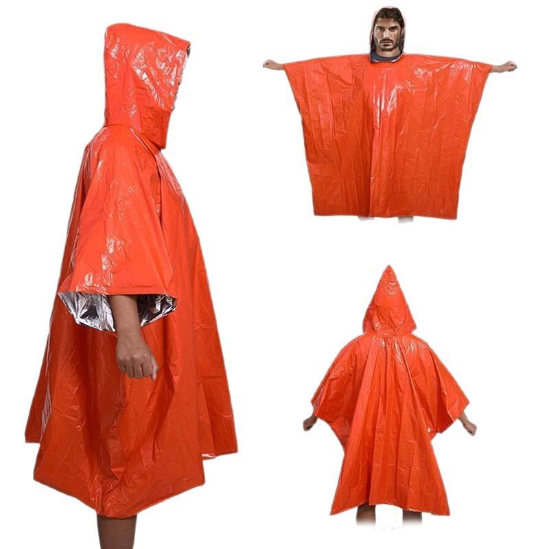 Emergency Rain Poncho: Kompakt beskyttelse når som helst og hvor som helst