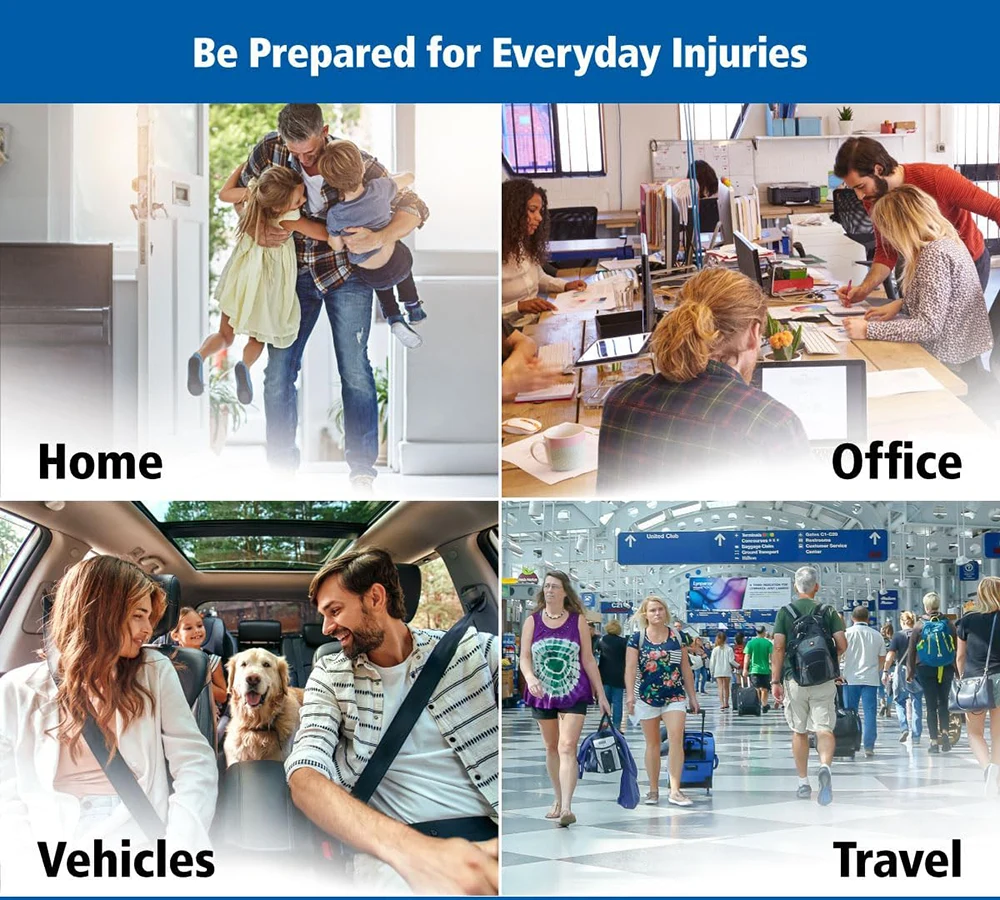 Blue Essential Home First Aid Kit Blue Essential Home First Aid Kit