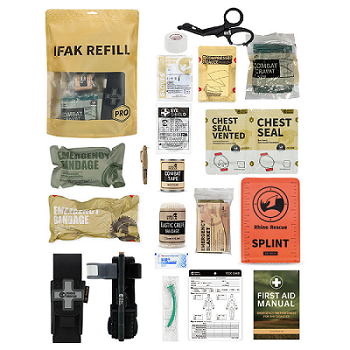 Enkeltrums IFAK-taske med selvstående design